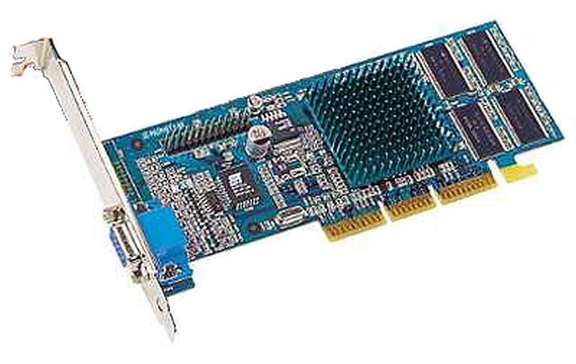 Grafische kaart nVidia GeForce2 MX400 32MB SDR AGP 4x VGA S-VIDEO NV11 Board Guillemot